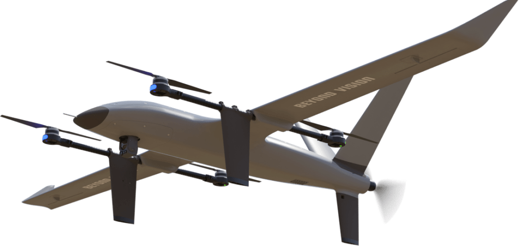 VTOne AI-powered VTOL drone flight mode view